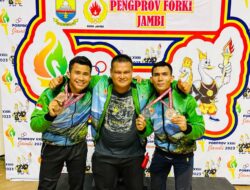 Selaku Coach,Bripka. Herman Martua. SE. Harumkan Polres Merangin dalam Ajang Porprov ke XXIII tahun 2023 di Jambi