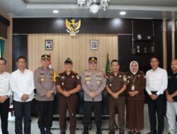 Kapolres Merangin laksanakan Kunjungan Slaturahmi Ke Kepala Kejaksaan Negeri Merangin.