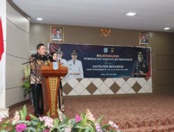 Kapolres Beserta Ketua Bhayangkari Cabang Merangin menghadiri acara silahturahmi yang diadakan oleh Pemerintah Kabupaten Merangin.