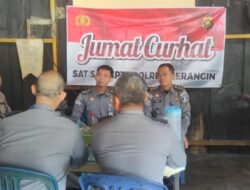 SAT-SAMAPTA POLRES MERANGIN,Giat Jum’at Curhat bersama Warga ” Polisi tegakkan peraturan tanpa pandang Bulu “