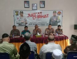 Jum’at Curhat ,Kapolres Sarolangaun Temui warga Aur Gading, Warga Antusias sampaikan Curhatannya