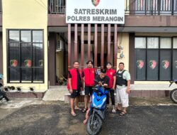 Seorang Pria 21 Tahun di Tangkap Opsnal Satreskrim Polres Merangin di Depan SPBU Pulau Rayo