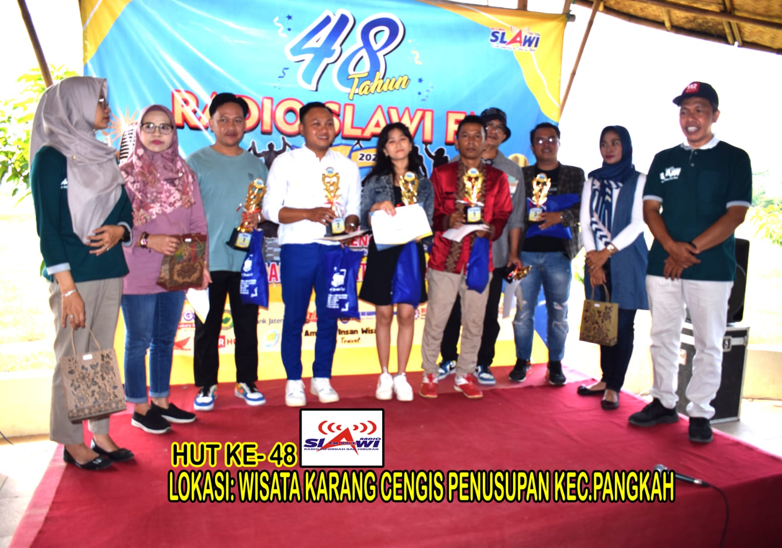 Radio Slawi FM Adakan Lomba Karaoke Dalam Rangka HUT Bank TGR Ke 48