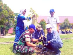 MEDCO E&P GELAR PENANAMAN POHON UNGGULAN DAN DISKUSI DISEKOLAH SMAN 1 INDRA MAKMU