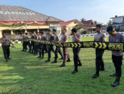 Akp. Irgazali. SE . Latihan Dalmas Upaya Kedisiplinan dan Kerja Team dalam Gerak Cepat dan Tidak Ragu dalam Bertindak.