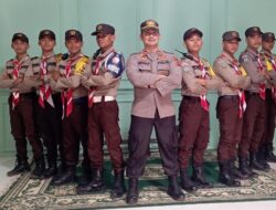 Kapolsek Tabir,Kedekatan Adik Adik Pramuka pada Aipda. Hendra Sitompul. SH Pelatih Pramuka Saka Bhayangkara