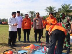 Kapolres Sarolangun Hadiri Apel Siaga Bencana Kebakaran Hutan dan Lahan (KARHUTLA) di Kab.Sarolangun