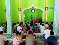 Akp. Fatkur Rohman. SH.MH,Silaturahmi Kapolsek Tabir Selatan Dimasjid Miftahul Huda jl Mujahir Desa Muara Delang