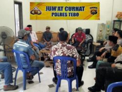 Polres Tebo Kembali Melaksanakan Jum’at Curhat Di   Wilayah Kab Tebo