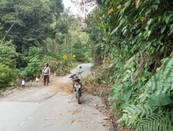 Iptu. Agung Heru . W. S.sy.MM, Kerjasama Warga Pada Pembersihan Ruas Jalan Siau – Jangkat