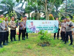 Akp. Fatkur Rohman. SH.MH. Rangkaian HUT RI ke 78,Polri Lestarikan Negeri dengan Penghijauan Sejak Dini