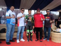 Kapolda Jambi, Irjen Pol. Rusdi Hartono membuka Sumetera Cup Prix (SCP) Nasional Championship 2023 di Zabag Nasional Sirkuit Muara Sabak, Tanjab Timur,