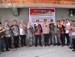 Akbp. Imam Rcahman. S.IK. Kapolres Sarolangun Lounching Dan Resmikan Kampung Bebas Narkoba di Dusun Kampung Lubuk