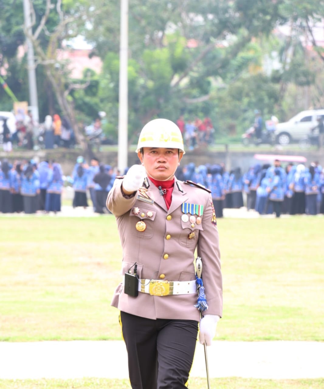 Iptu. Mulyono. SH, Dua Kali Berturut Turut Menjadi Komandan Upacara HUT RI di Merangin