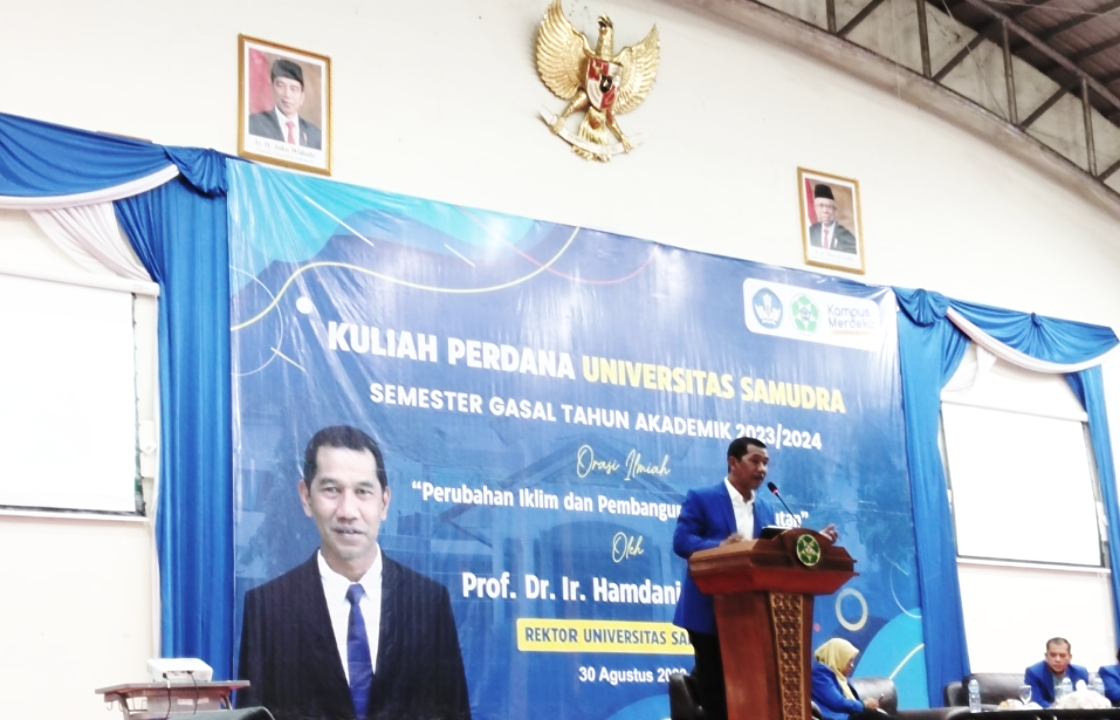 Kuliah Perdana Universitas Samudra Semester Gasal :  Tahun Akademik 2023/2024 Berlangsung Sukses