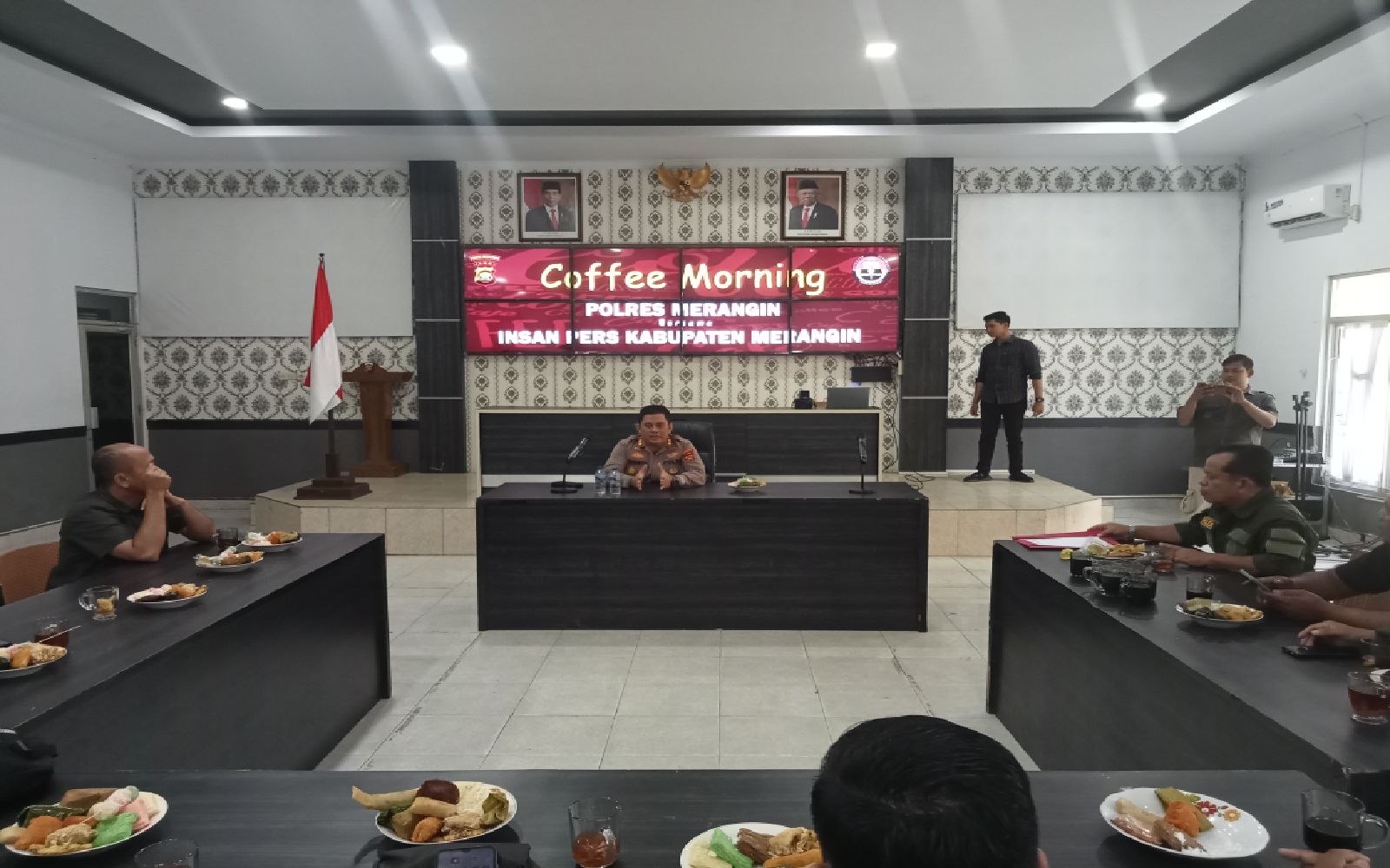 Kapolres Merangin AKBP Ruri Roberto, Coffee Morning Bersama Insan Pers Merangin