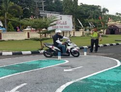 AKP Bambang Soestyo. SH.MH. Gunakan Sirkuit Baru, Satlantas Polres Merangin Permudah Uji Praktek SIM C