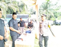 Polres Merangin laksanakan Pengamanan Hiburan Musik Syukuran PSHT di Desa Sidorukun.