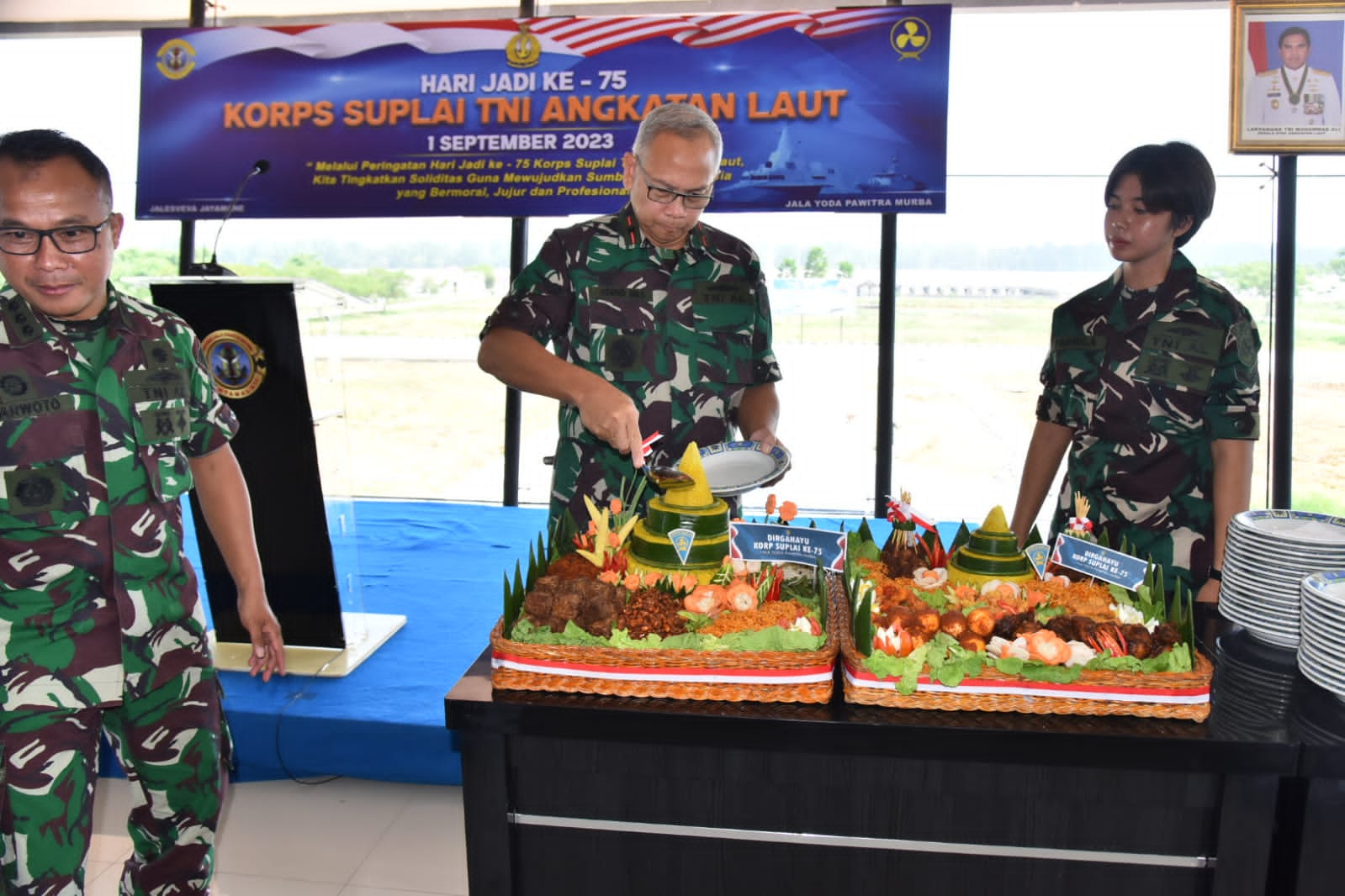 Lantamal XII Peringati HUT Ke-75 Korps Suplai TNI Angkatan Laut