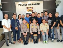 Kapolres Merangin Laksanakan Coffee Morning dalam Rangka Meningkatkan Hubungan Baik Polri dan Insan Pers