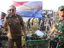 Lantamal XII Ikut Gelar Program Kali Bersih (Prokasih) Nasional 2023 Serentak di 78 Wilayah Satuan TNI AL Seluruh Indonesia