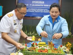 Danlantamal I Bersama Ketua Korcab I DJA I Laksanakan Syukuran HUT Ke-77 Jalasenastri