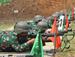 Tingkatkan Profesionalisme, Prajurit Lanal Bandung Gelar Latihan Menembak dan Renang Militer Pada Uji Trampil Glagaspur P1 dan P2