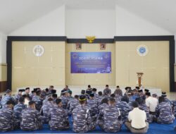 Lanal Dumai Laksanakan Doa Bersama Menyambut HUT TNI Angkatan Laut Ke-78