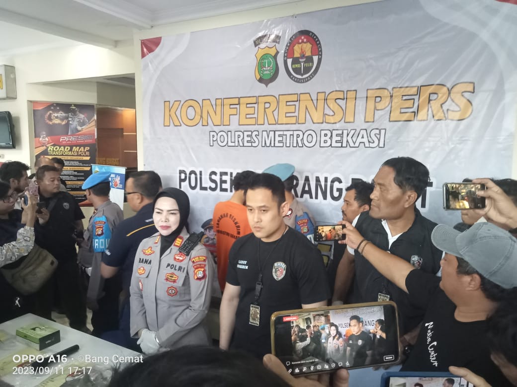 Polsek Cikarang Barat Ungkap Kasus Pembunuhan di Kp. Cikedokan