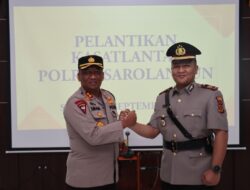 Kapolres Sarolangun Lantik Pejabat Kasat Lantas Yang Baru AKP Rio Rienaldy Siregar, S.T.K, S.IK