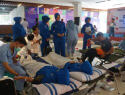 Lanal Bengkulu Gelar Donor Darah dan Sosialisasi Penerimaan TNI AL di Bencoolen Indah Mall