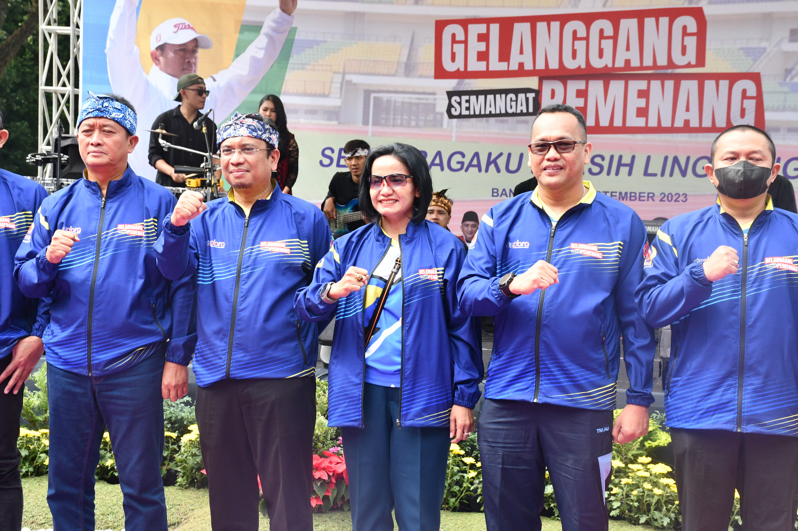 Komandan Lanal Bandung Bersama Unsur Forkopimda Kota Bandung Hadiri Acara Peringatan Hari Olahraga Nasional ke-40 Tingkat Kota Bandung Tahun 2023