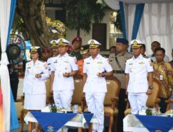 Komandan Lanal Bandung Hadiri Upacara Sertijab Danlanal Banten