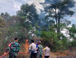 Tangani Karhutla di Desa Pelawan Agar Tidak Meluas, Tim Gabungan Bersama Masyarakat Berjibaku Padamkan Ap