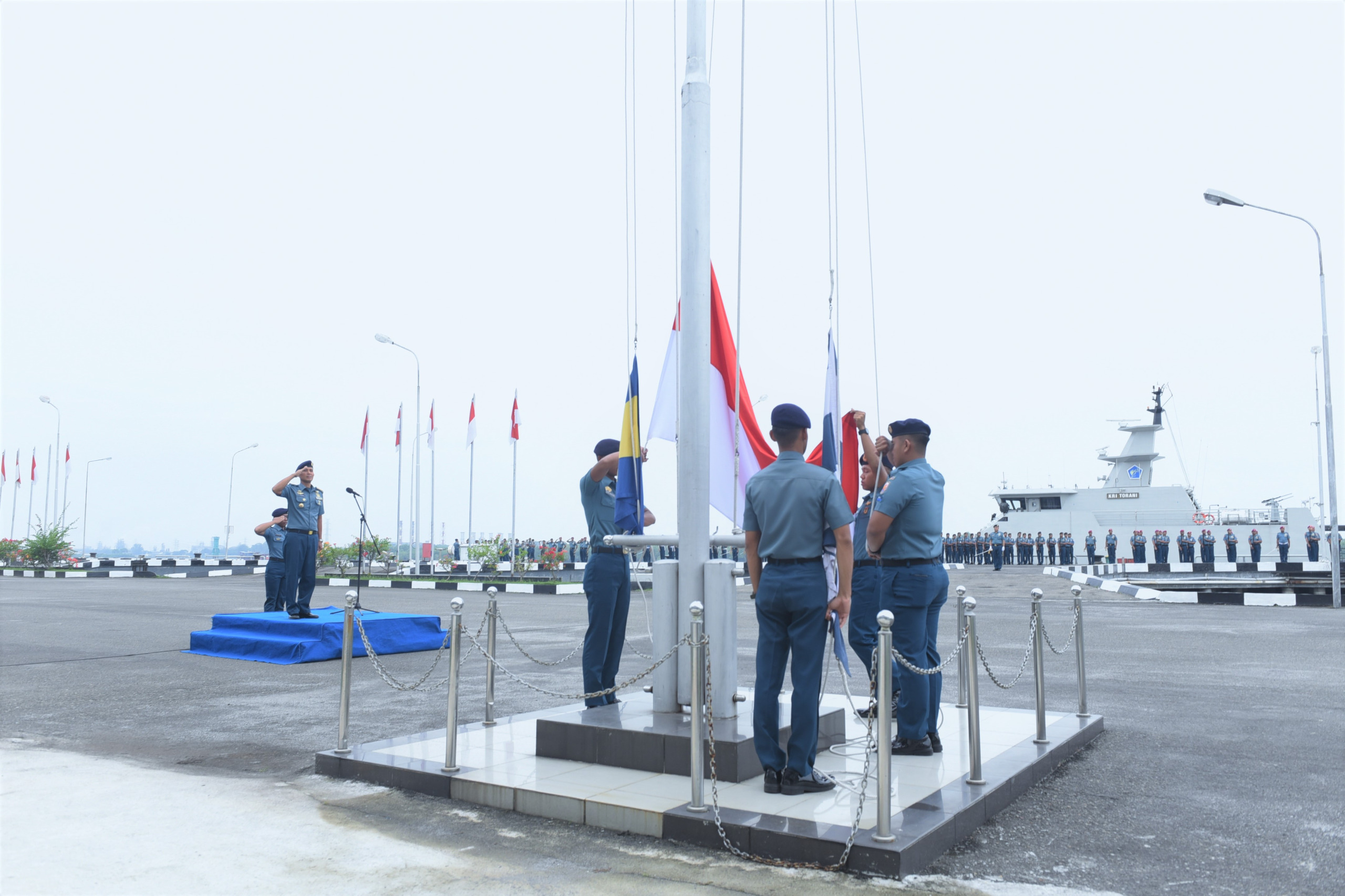 Lantamal I Laksanakan Upacara Bendera 17-an