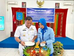 Keluarga Besar Lanal Simeulue Gelar Syukuran HUT TNI AL Ke-78 dan HUT Jalasenastri KE-77 Tahun 2023