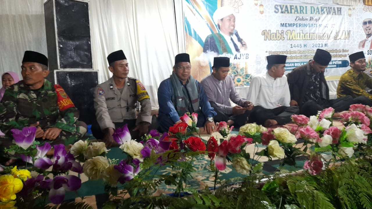 Kapolsek Bangko,Safari Ustad Solmed bersama Masyarakat selaku Garda terdepan wujudkan Kamtibmas yang aman.