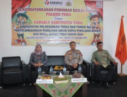 Bawaslu Kab. Tebo Dan Polres Tebo Bersinergi  Di Pemilu 2024