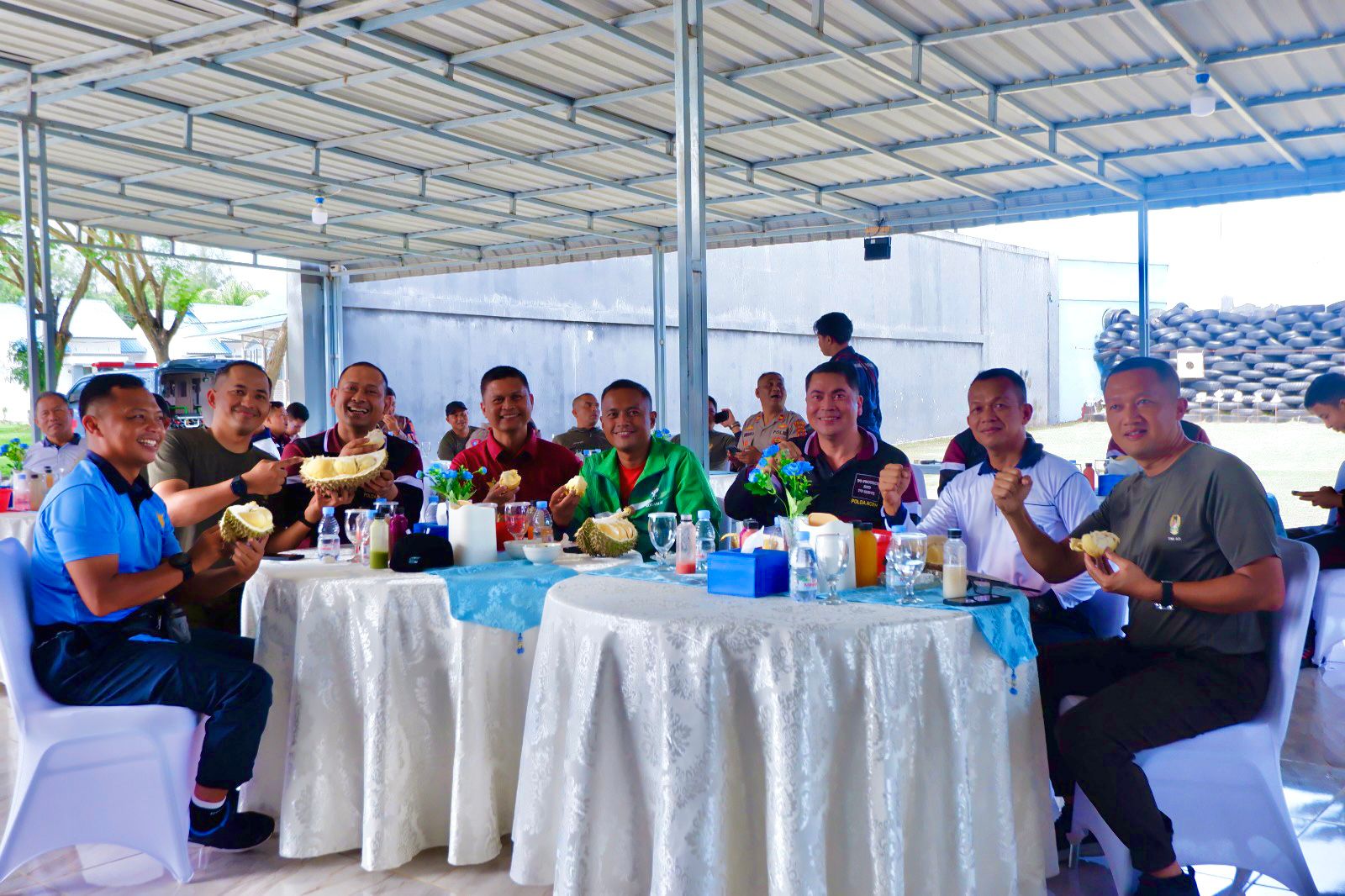 Jalin Sinergitas dan Soliditas, Lanal Lhokseumawe Gelar Acara Coffe Morning Pimpinan TNI/Polri di Wilayah Lhokseumawe dan Aceh Utara