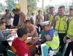 Persiapan Menghadapi Operasi Mantap Brata, Polres Sarolangun Cek Kesehatan Personilnya