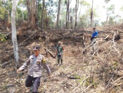 Jajaran Polres Merangin Bersama Polseknya laksanakan Himbauan dan Monitoring Meminimalisir dampak Karhutla