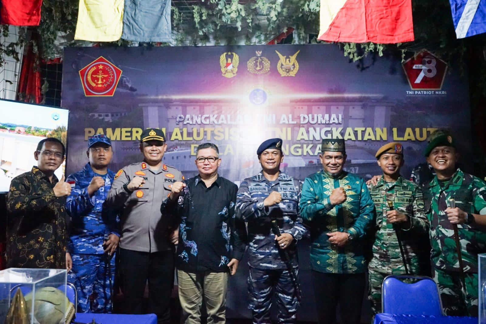 Danlanal Dumai Buka Acara Open Ceremony HUT TNI Expo 2023 di Kota Dumai