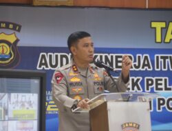 Kapolda Jambi Irjen Pol Rusdi Hartono Pimpin Pembukaan Acara Taklimat Awal  Kegiatan  Audit Kinerja Itwasda Polda Jambi Tahap  III T. A 2023