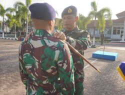 Kenaikan Pangkat Prajurit Lanal Bengkulu Kala Waktu 1 Oktober 2023