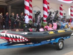 Defile Pasukan dan Alutsista Warnai Upacara HUT Ke-78 TNI di Provinsi Bengkulu