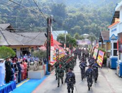 HUT Ke-78 TNI di Kabupaten Kepulauan Anambas Dimeriahkan Dengan Parade dan Defile