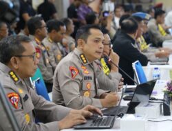 Kakorlantas Polri Bersama Kapolda  Laksanakan Tactical Floor Game (TFG) Dalam KTT Archipelagic And Island Starte Forum