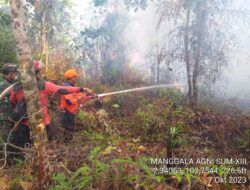 TIM Gabungan Berhasil Padamkan Api di Perkebunan Warga di Kelurahan Gunung Kembang