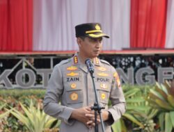 Polres Metro Tangerang Kota Melaksanakan Gladi Kotor Simulasi Pengendalian Massa Dan Sispamkota Dalam Rangka Operasi Kepolisian Terpusat Mantap Brata Jaya 2024