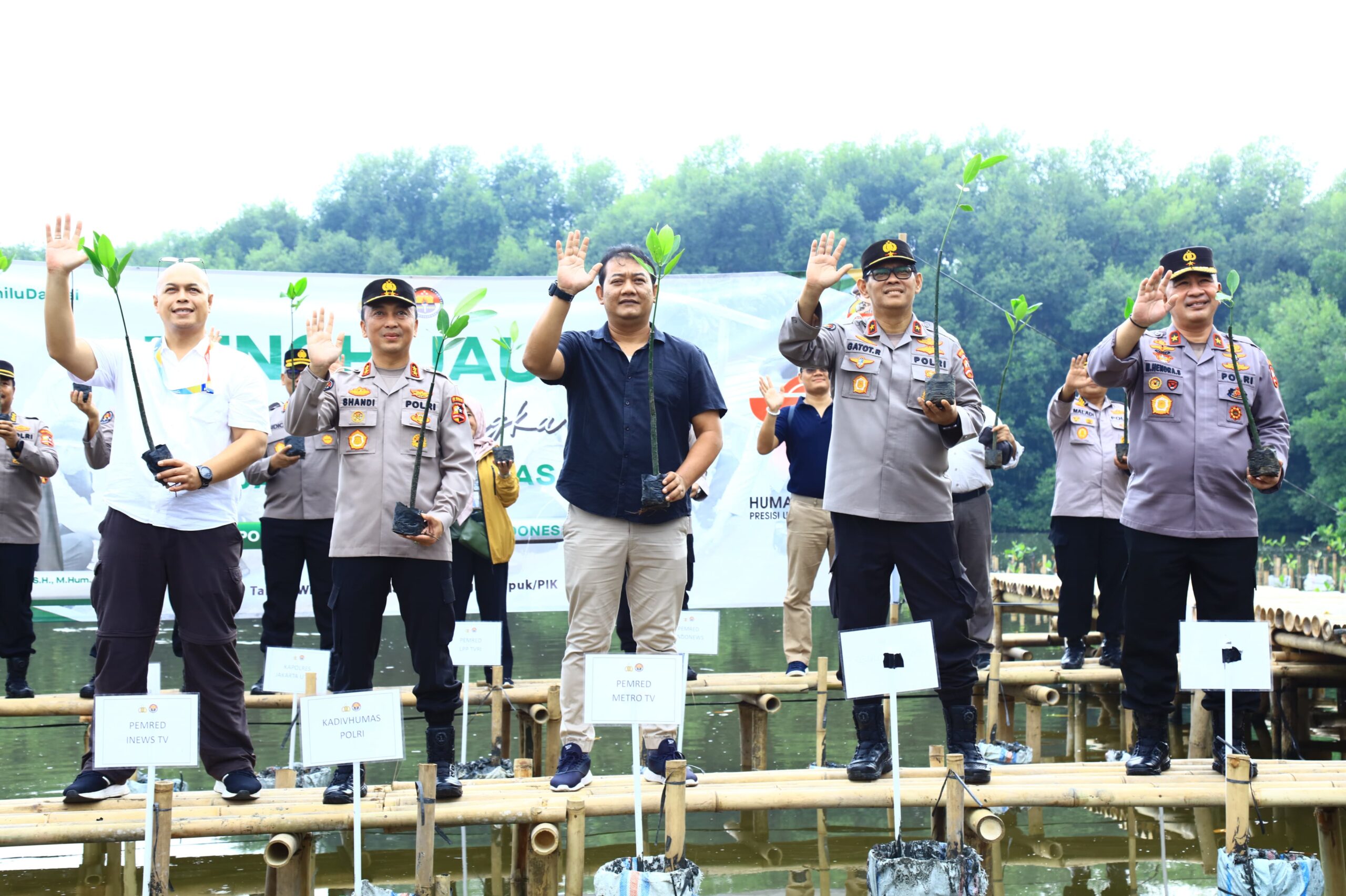 Hut Humas Polri Ke 72  Di Rayakan Dengan Pelestarian Lingkungan